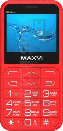 ตรวจสอบ IMEI MAXVI B231ds บน imei.info