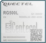 Verificación del IMEI  QUECTEL RG500L-AR en imei.info
