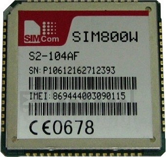 IMEI-Prüfung SIMCOM SIM800W auf imei.info