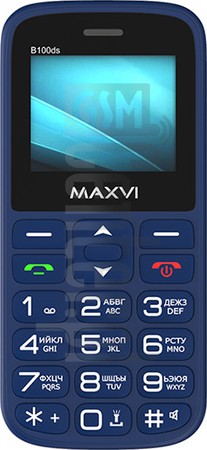 Kontrola IMEI MAXVI B100DS na imei.info