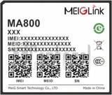 Kontrola IMEI MEIGLINK MA800A na imei.info