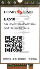 Kontrola IMEI LONGSUNG EX510C na imei.info