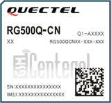 Kontrola IMEI QUECTEL RG500Q-CN na imei.info