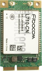 ตรวจสอบ IMEI FIBOCOM L710-CN บน imei.info