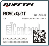 Pemeriksaan IMEI QUECTEL RG500Q-GT di imei.info