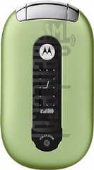 Skontrolujte IMEI MOTOROLA U6 PEBL Green na imei.info