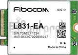 Verificación del IMEI  FIBOCOM L831-EA en imei.info