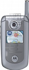 Verificación del IMEI  MOTOROLA E815 en imei.info