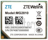 Vérification de l'IMEI ZTE MG2810 sur imei.info