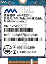 Skontrolujte IMEI AM AMP520 na imei.info