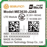 在imei.info上的IMEI Check GOSUNCN ME3630-J2AS