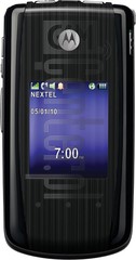 imei.info에 대한 IMEI 확인 MOTOROLA i890