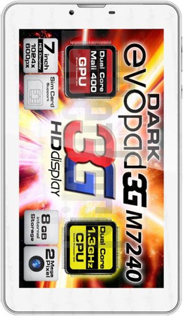 Sprawdź IMEI DARK EvoPad 3G M7240 na imei.info