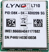 Kontrola IMEI LYNQ L710 na imei.info
