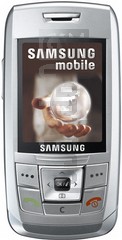 ตรวจสอบ IMEI SAMSUNG E250 บน imei.info