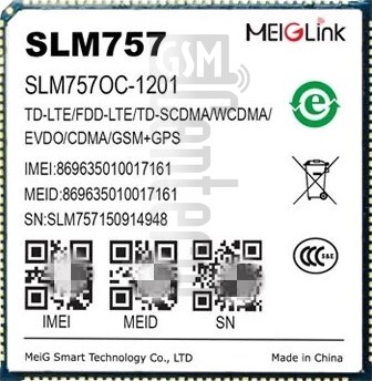 Sprawdź IMEI MEIGLINK SLM757 na imei.info
