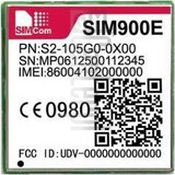 Проверка IMEI SIMCOM SIM900E на imei.info