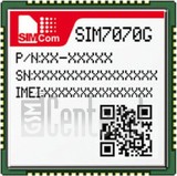Skontrolujte IMEI SIMCOM SIM7070G na imei.info