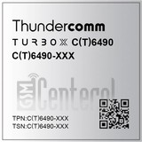 Skontrolujte IMEI THUNDERCOMM Turbox CT6490-EA na imei.info
