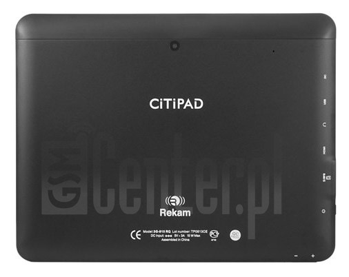 Verificação do IMEI REKAM Citipad 3G-910 RQ em imei.info