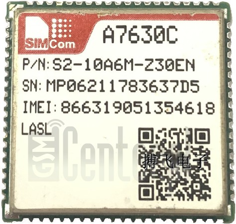 Перевірка IMEI SIMCOM A7630C на imei.info