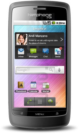 Skontrolujte IMEI SMART NetPhone 701 na imei.info