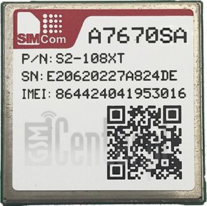imei.info에 대한 IMEI 확인 SIMCOM A7670SA