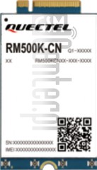 Kontrola IMEI QUECTEL RM500K-CN na imei.info