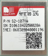 Verificação do IMEI SIMCOM Heracles 324G em imei.info