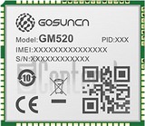 Skontrolujte IMEI GOSUNCN GM520 na imei.info