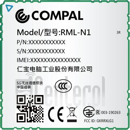 Verificação do IMEI COMPAL RML-E1 em imei.info