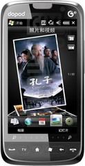 Pemeriksaan IMEI DOPOD T8388 (HTC Qilin) di imei.info