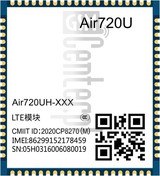Vérification de l'IMEI AIR AIR720U sur imei.info