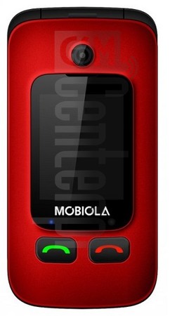 Teléfono móvil Senior de tapa MOBIOLA MB610 ROJO