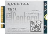 Kontrola IMEI QUECTEL EM06-A na imei.info