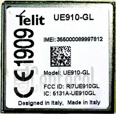 imei.info에 대한 IMEI 확인 TELIT UE910-GL