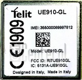 Verificación del IMEI  TELIT UE910-GL en imei.info