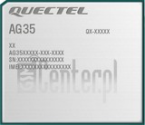 Vérification de l'IMEI QUECTEL AG35-LA sur imei.info