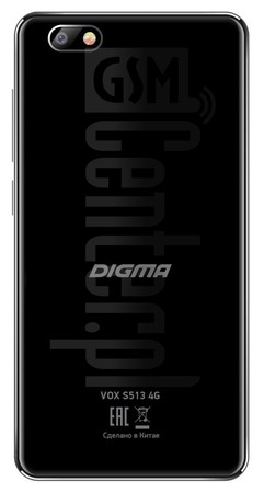 Controllo IMEI DIGMA Vox S513 4G su imei.info