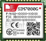 Vérification de l'IMEI SIMCOM SIM7080G sur imei.info