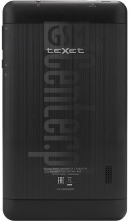 Vérification de l'IMEI TEXET X-pad HIT 7 3G sur imei.info