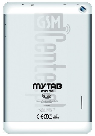 Controllo IMEI myPhone myTAB Mini 3G su imei.info