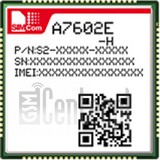 Pemeriksaan IMEI SIMCOM A7602E-H di imei.info