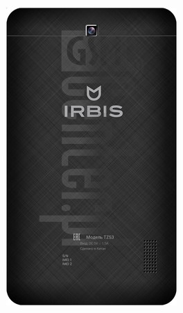 ตรวจสอบ IMEI IRBIS TZ53 7.0" บน imei.info