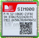 IMEI चेक SIMCOM SIM808 imei.info पर