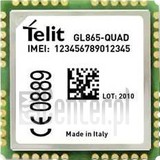 Vérification de l'IMEI TELIT GL865-Quad sur imei.info