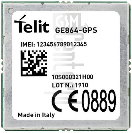 ตรวจสอบ IMEI TELIT GE864-GPS บน imei.info