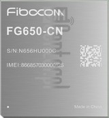 Vérification de l'IMEI FIBOCOM FG650-CN sur imei.info