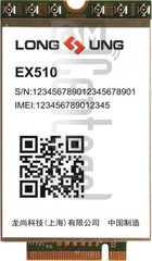 Перевірка IMEI LONGSUNG EX510 на imei.info