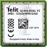 Verificação do IMEI TELIT GL865-DUAL V3.1 em imei.info